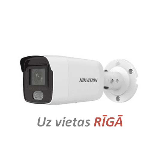Hikvision DS-2CD2087G2-LU 4K 8MP ColorVu IP Camera – 2.8mm, AcuSense, Built-in Mic, Outdoor